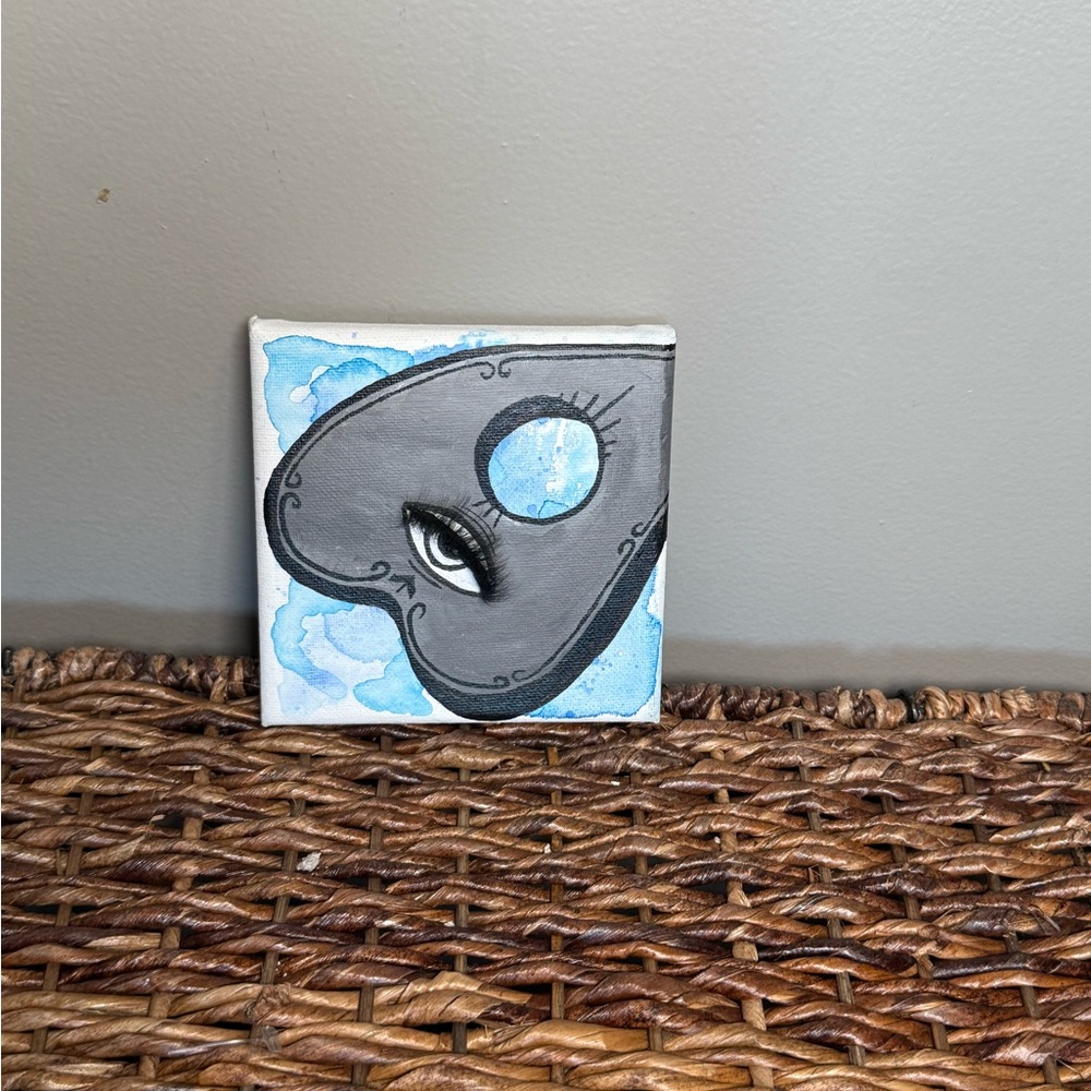Ouija planchet Eye Lash Canvas Wall Art